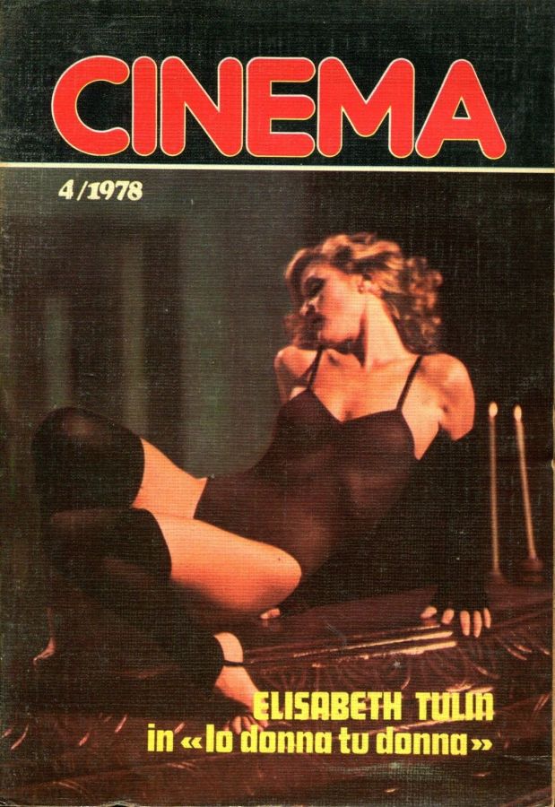CINEMA (It 1978) magazine side cover Issue 4  1978