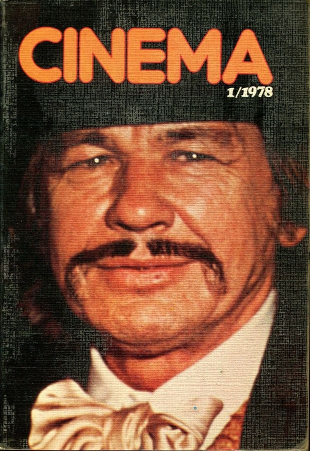 CINEMA (It 1978) magazine side cover Issue 1  1978