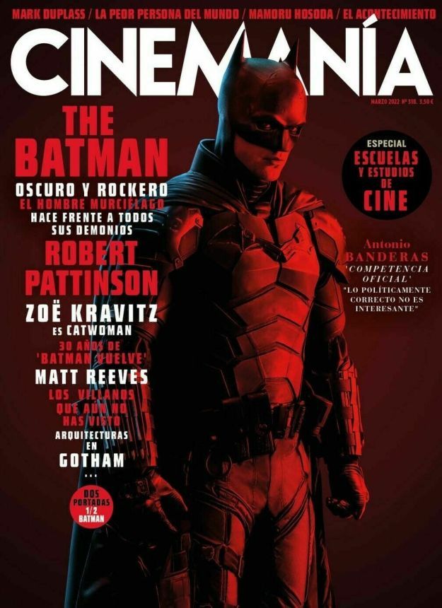 CINEMANIA magazine side cover Issue 318  March 2022