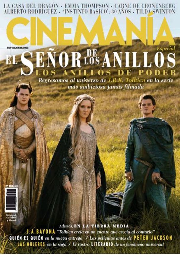 CINEMANIA magazine side cover Issue 324  September 2022