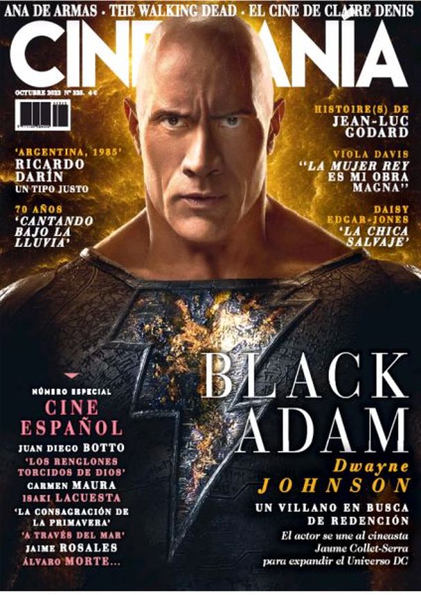 CINEMANIA magazine side cover Issue 325  October 2022
