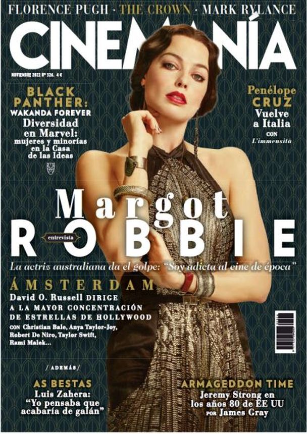 CINEMANIA magazine side cover Issue 326  November 2022