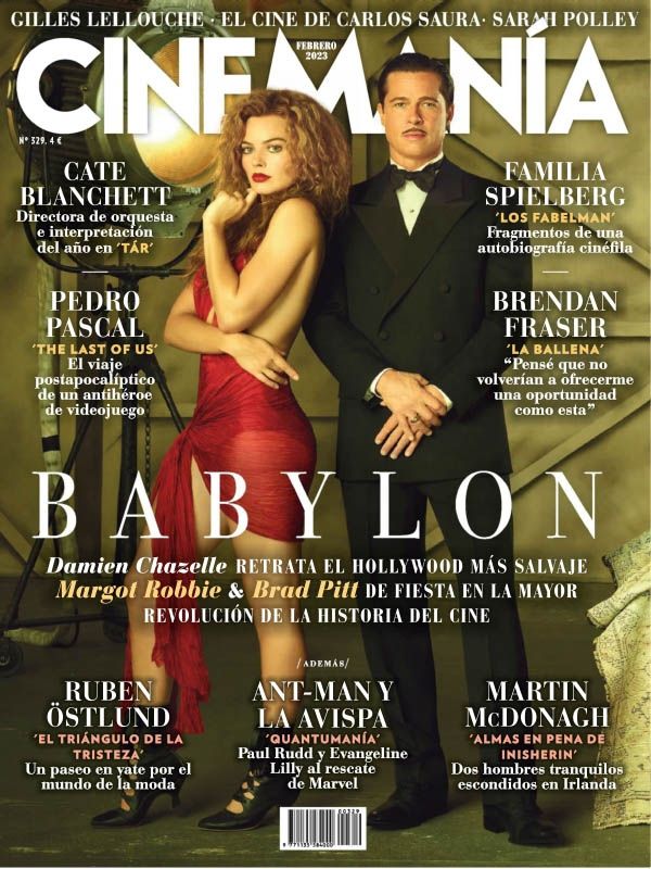 CINEMANIA magazine side cover Issue 329  February 2023