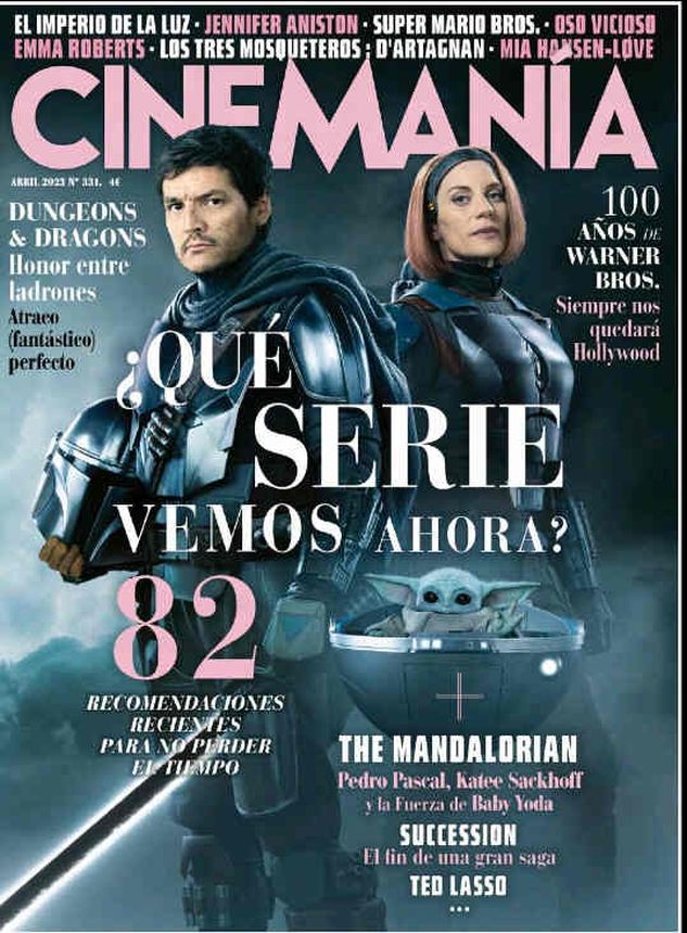 CINEMANIA magazine side cover Issue 331  April 2023