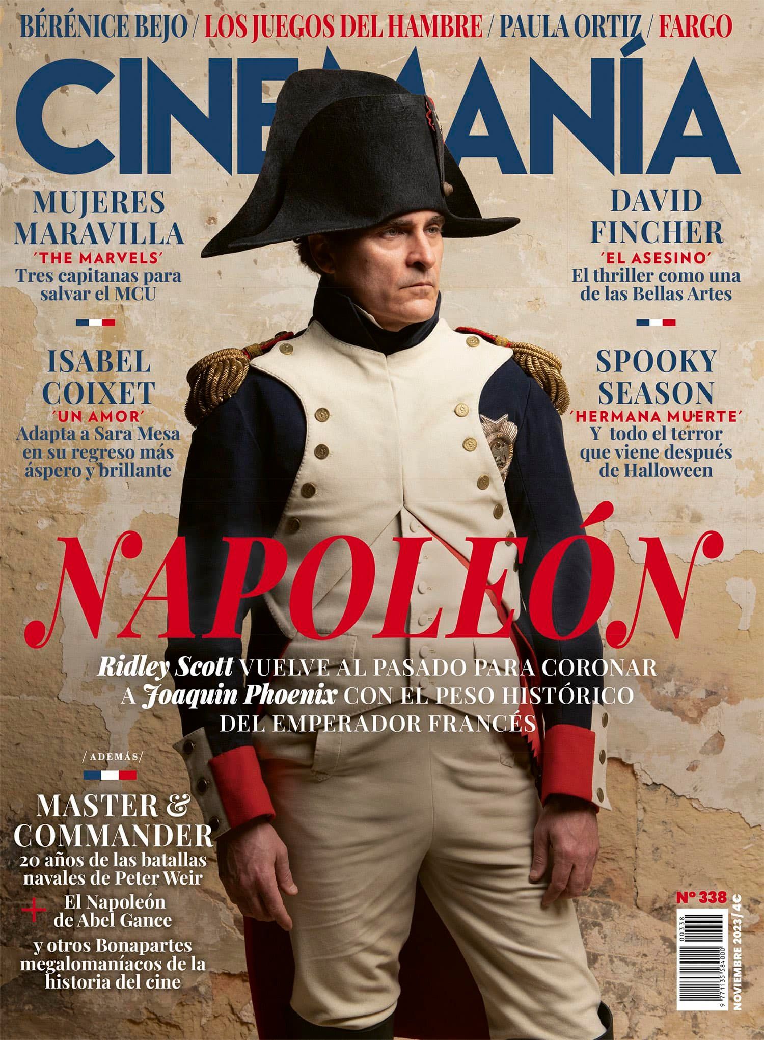 CINEMANIA magazine side cover Issue 338  November 2023