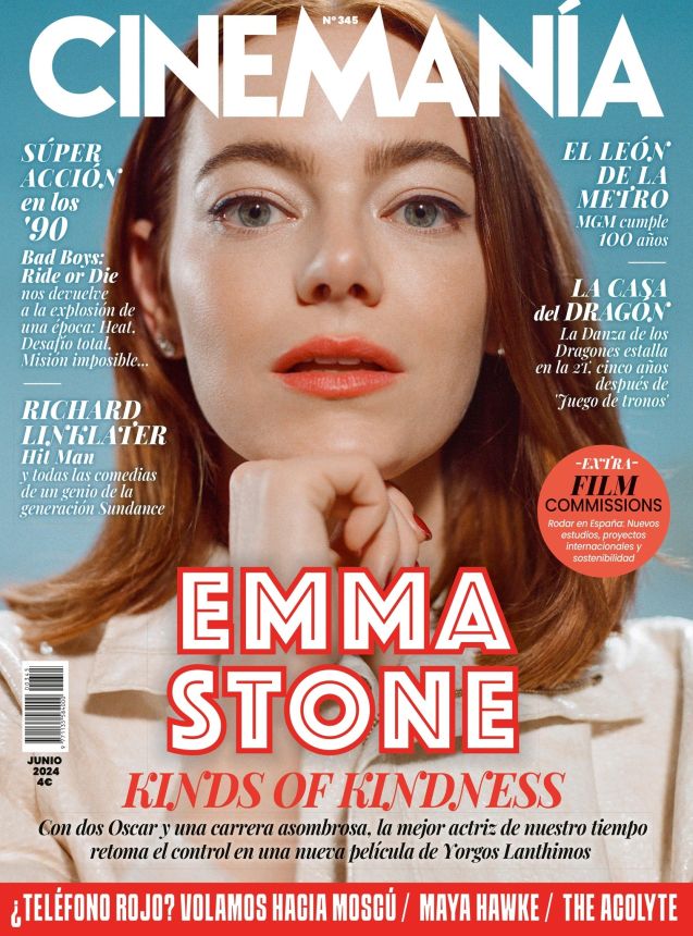 CINEMANIA magazine side cover Issue 345  June 2024