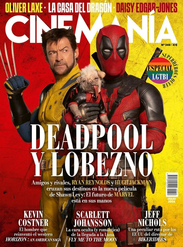 CINEMANIA magazine side cover Issue 346  July 2024