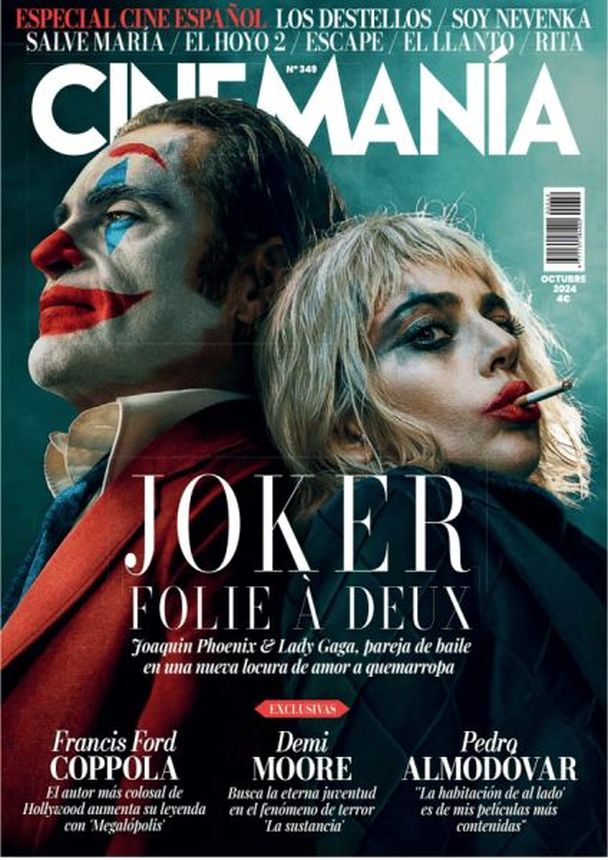 CINEMANIA magazine side cover Issue 349  October 2024