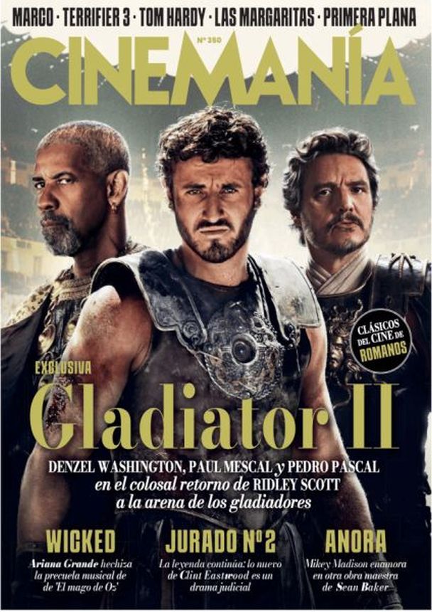 CINEMANIA magazine side cover Issue 350  November 2024
