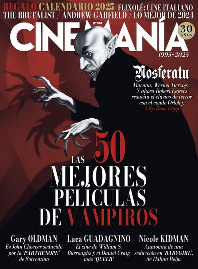CINEMANIA magazine side cover Issue 352  January 2025