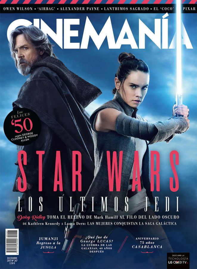 CINEMANIA magazine side cover Issue 267  December 2017