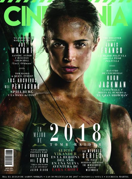 CINEMANIA magazine side cover Issue 268  January 2018