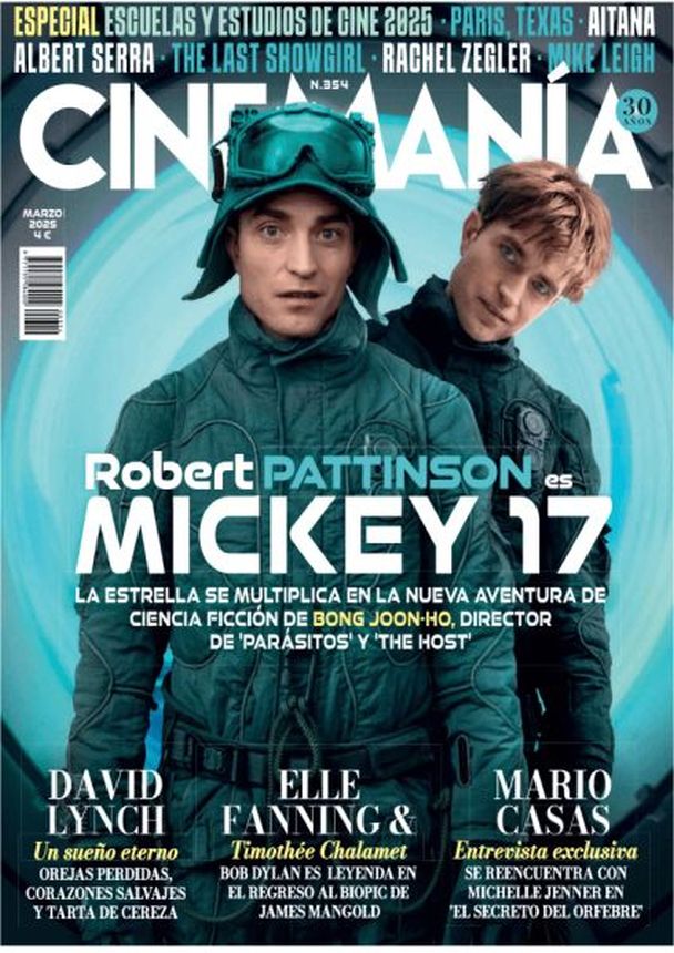 CINEMANIA magazine side cover Issue 354  March 2025