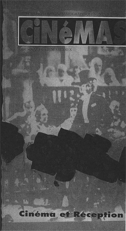 CINEMAS (FR 1990-2003) magazine side cover Spring 1992