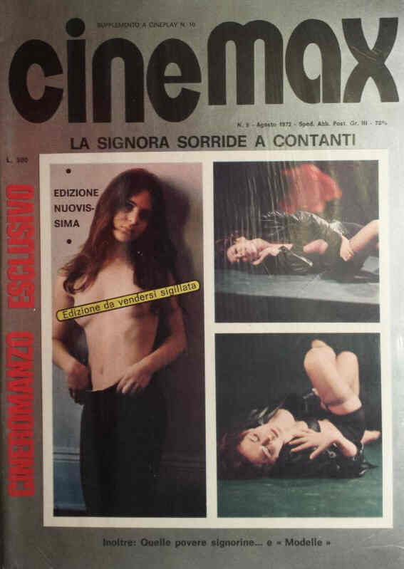 CINEMAX magazine side cover Issue 5  August 1972
