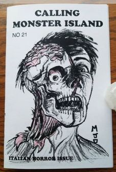 CALLING MONSTER ISLAND magazine side cover Issue 21   2021