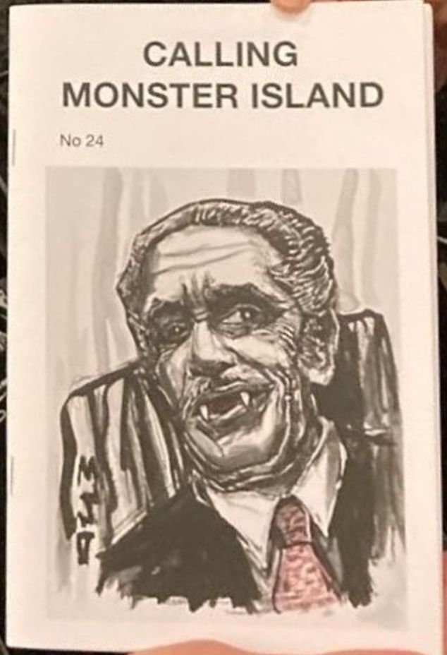 CALLING MONSTER ISLAND magazine side cover Issue 24  May 2024