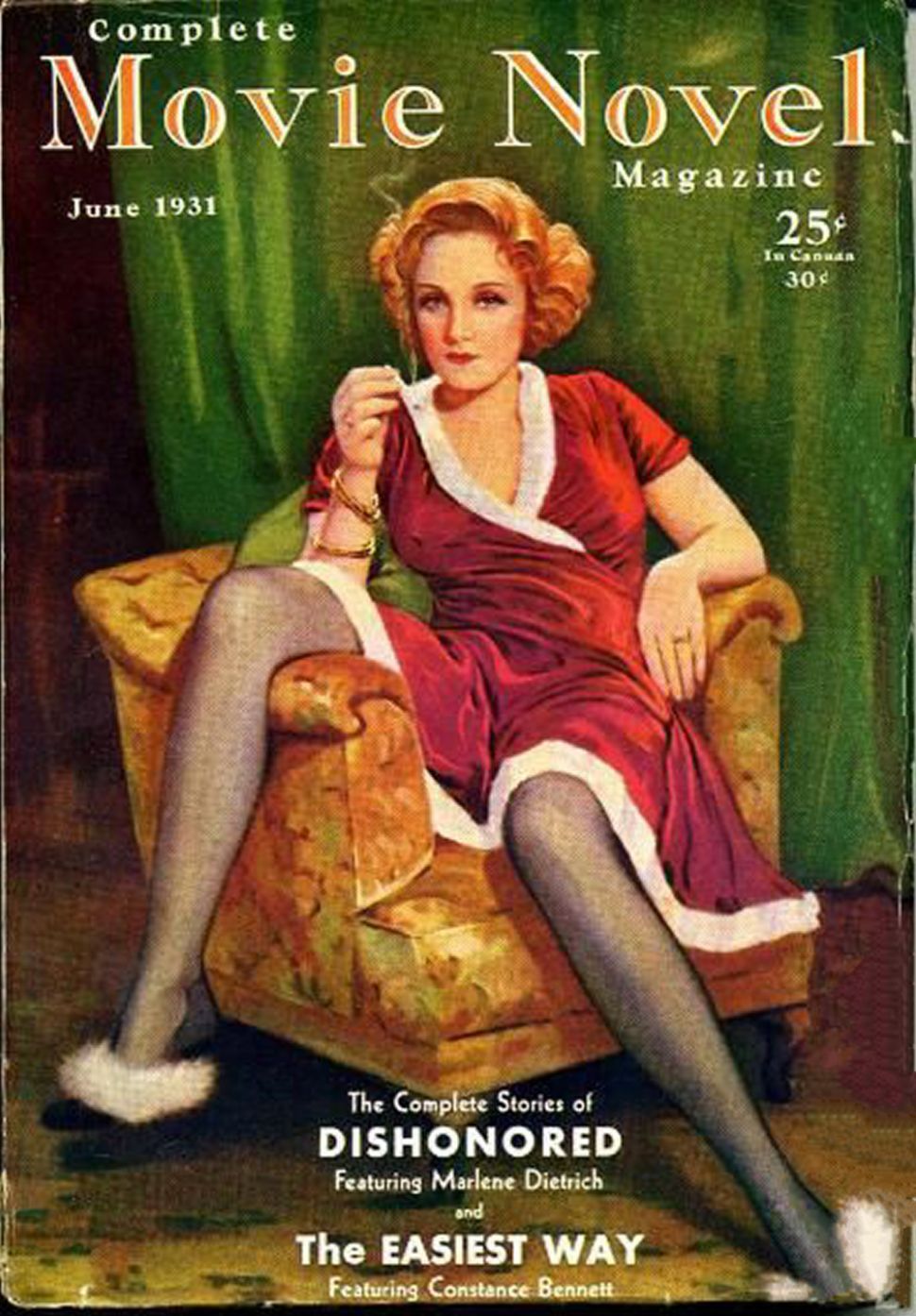 COMPLETE MOVIE NOVEL MAGAZINE magazine side cover  Vol 1 # 1  June 1931