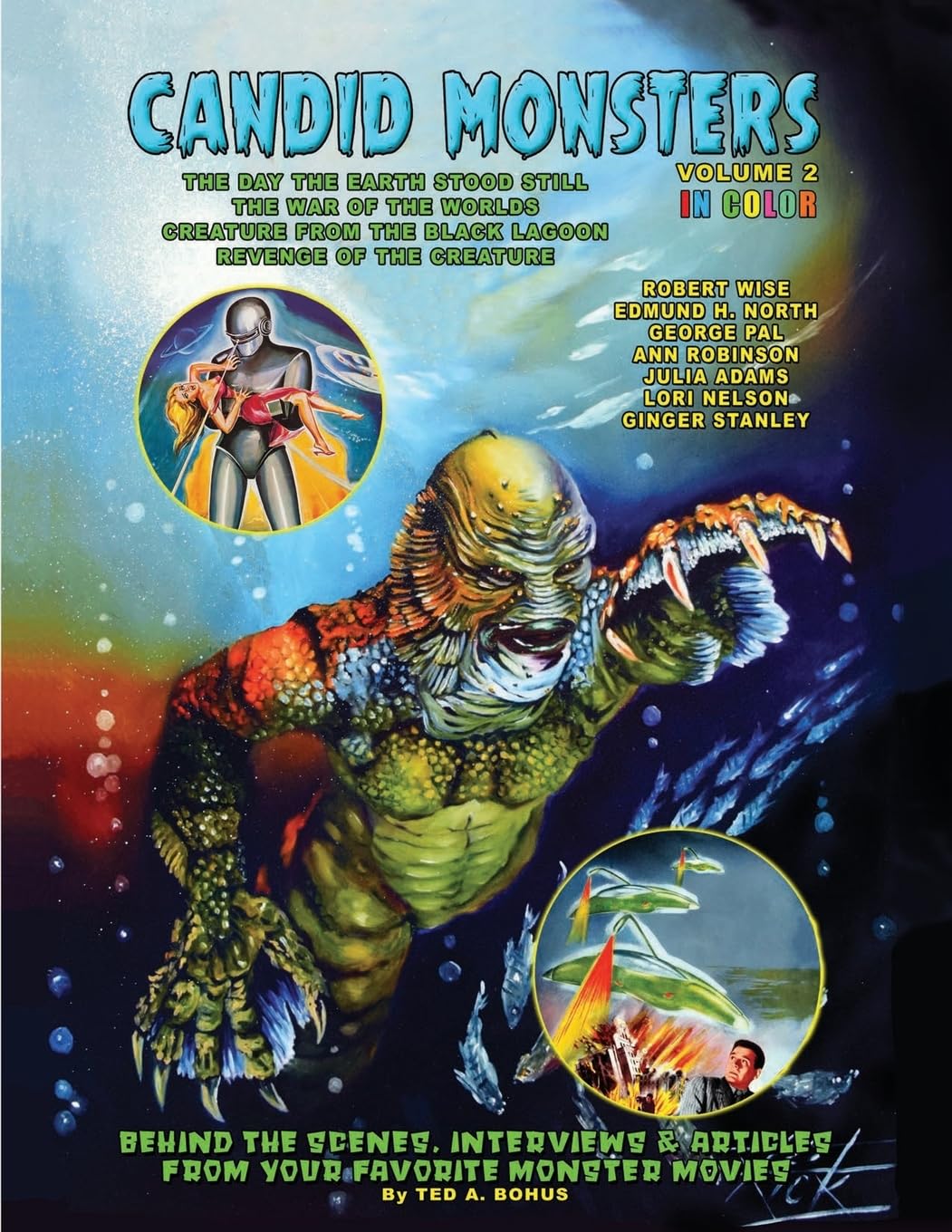 CANDID MONSTERS magazine side cover Issue 2  Revised edition   2024