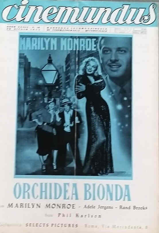 CINEMUNDUS magazine side cover Issue 12 30 June 1955