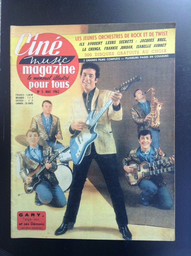 CINE MUSIC MAGAZINE magazine side cover Issue 5  May 1962