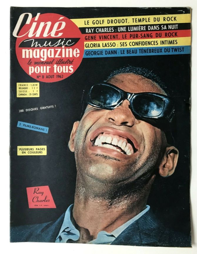 CINE MUSIC MAGAZINE magazine side cover Issue 8  August 1962