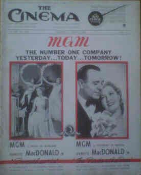 TODAYS CINEMA magazine side cover Issue 5617 3 March 1948