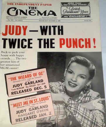 TODAYS CINEMA magazine side cover 6 October 1955