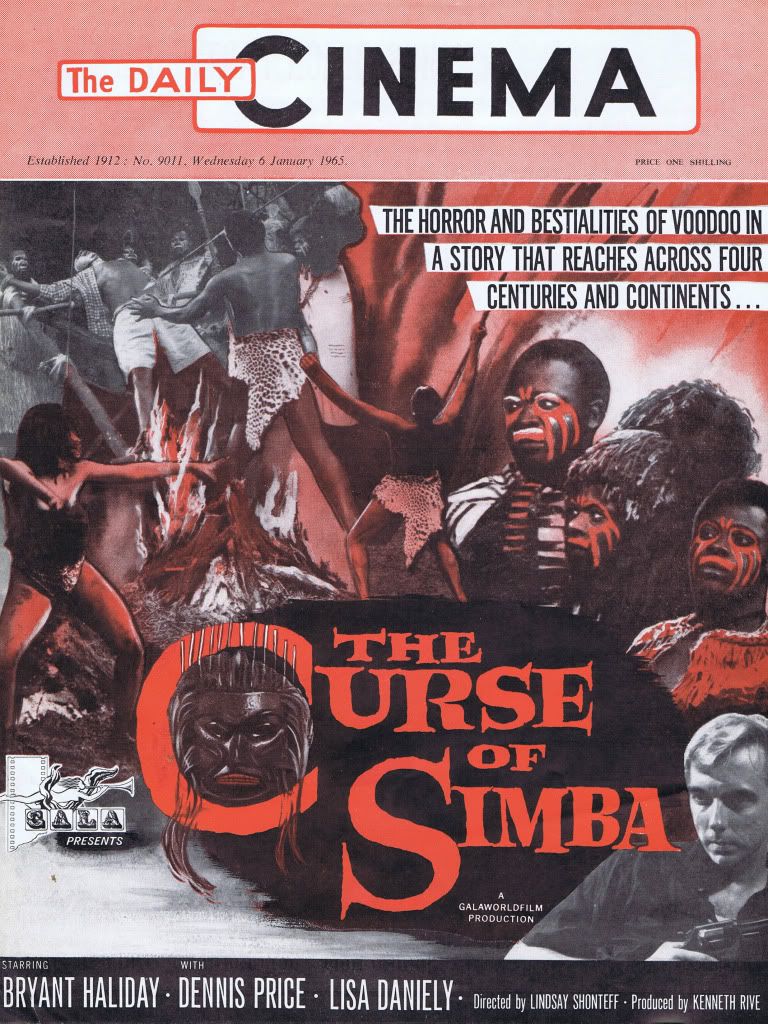 TODAYS CINEMA magazine side cover Issue 9011 6 January 1965