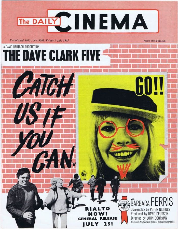 TODAYS CINEMA magazine side cover Issue 9088 9 July 1965