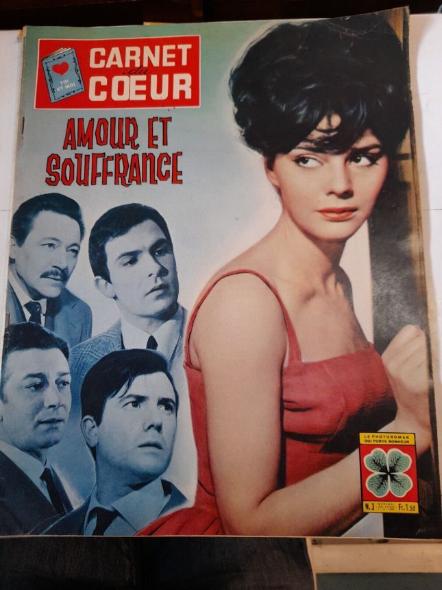 CARNET DU COEUR magazine side cover Issue 3   1963