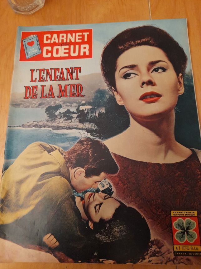 CARNET DU COEUR magazine side cover Issue 7   1963
