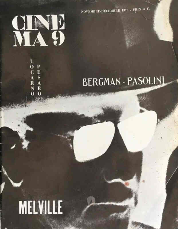 CINEMA 9 magazine side cover  November/December 1970