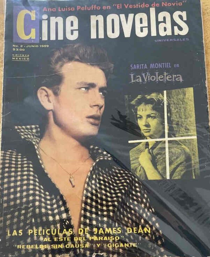 CINE NOVELAS magazine side cover Issue 2  June 1959