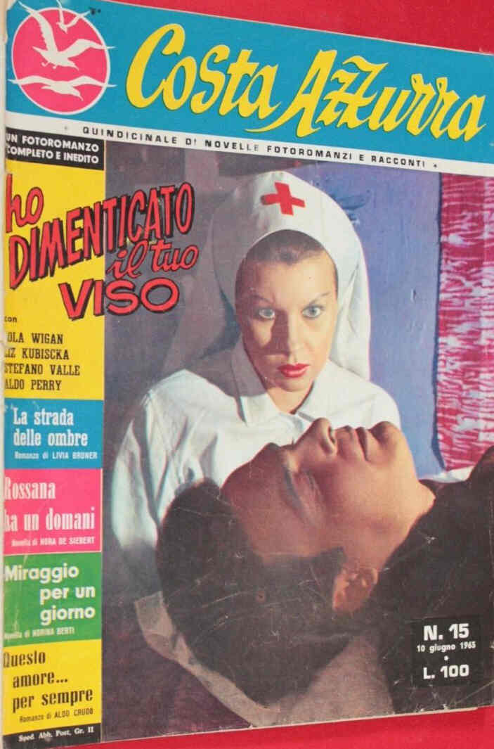 COSTA AZZURRA magazine side cover Issue 15 10 June 1963