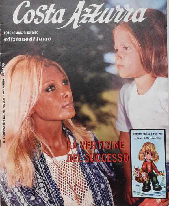 COSTA AZZURRA magazine side cover  January 1972