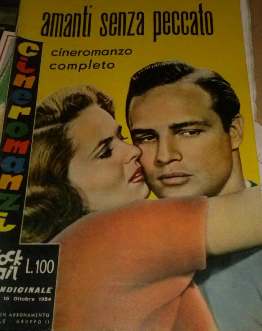 COCKTAIL CINEROMANZI magazine side cover Issue 3 15 October 1954
