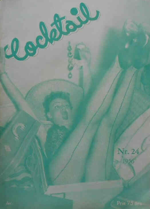 COCKTAIL magazine side cover Issue 24  1956