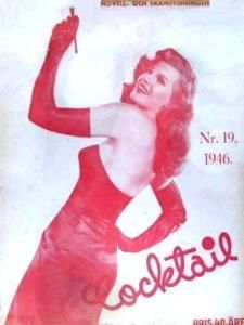 COCKTAIL magazine side cover Issue 19 January 1946