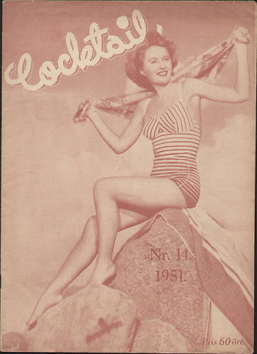 COCKTAIL magazine side cover Issue 14 4 July 1951