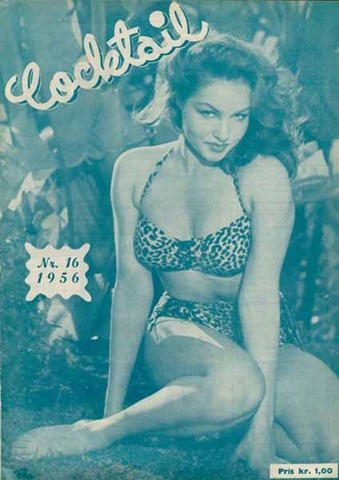 COCKTAIL magazine side cover Issue 16  1956
