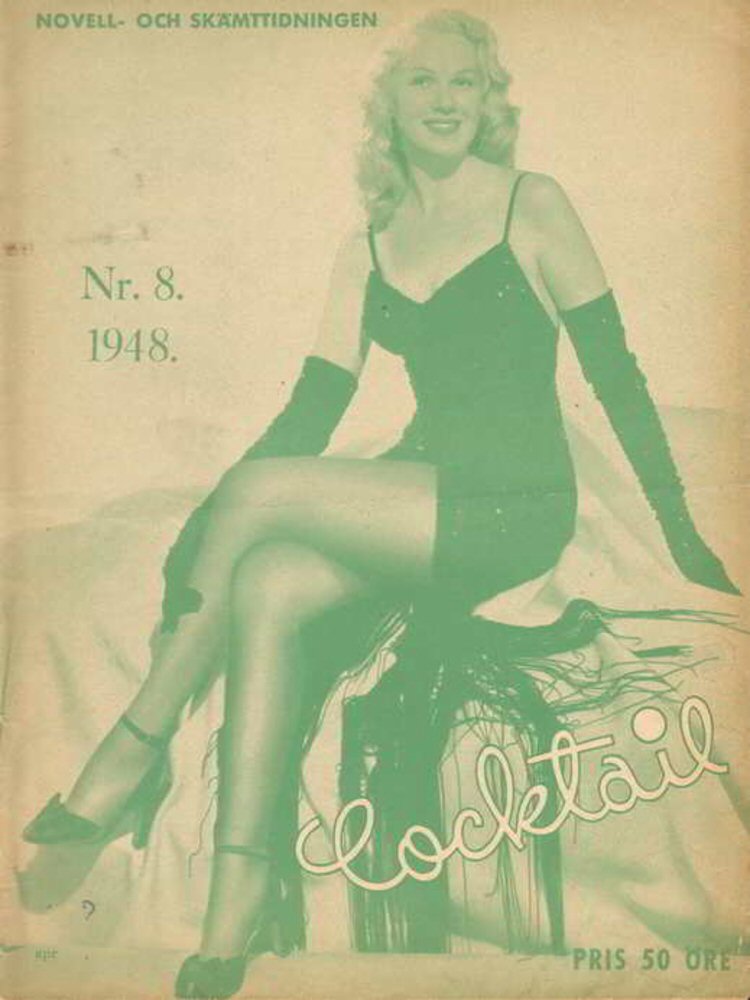 COCKTAIL magazine side cover Issue 8   1948