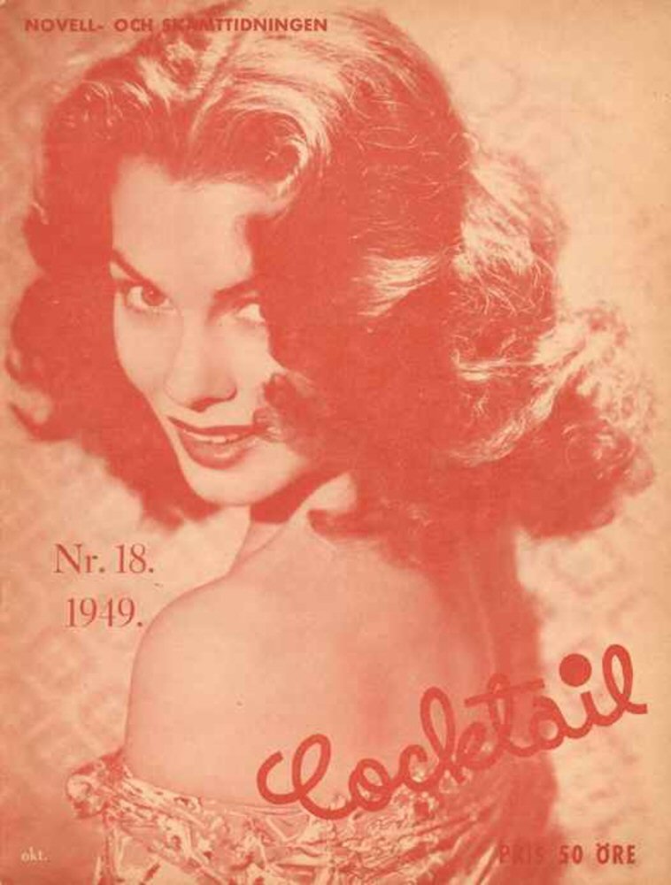COCKTAIL magazine side cover Issue 18   1949