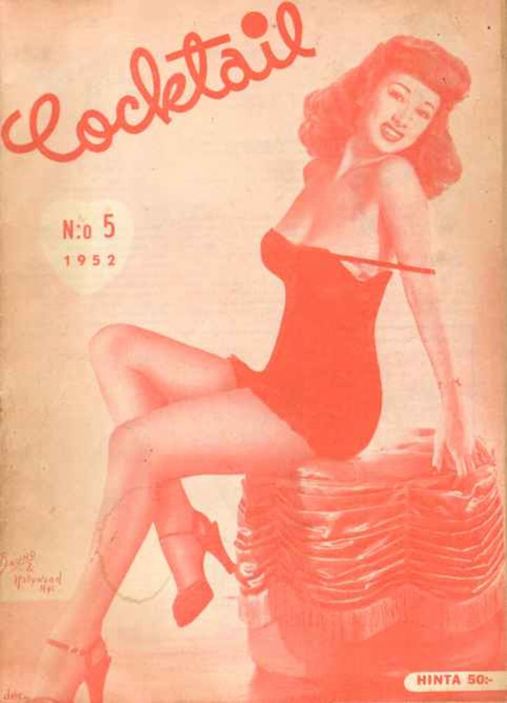 COCKTAIL magazine side cover Issue 5   1952