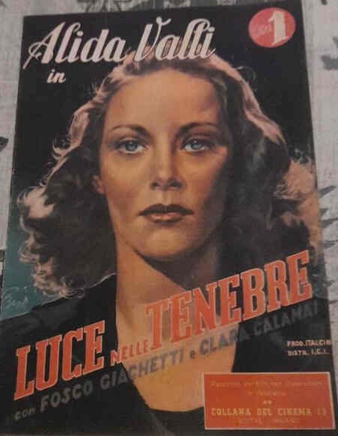COLLANA DEL CINEMA magazine side cover Issue 13   1942