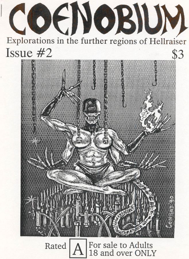 COENOBIUM magazine side cover Issue 2   1990