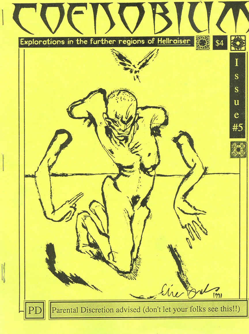 COENOBIUM magazine side cover Issue 5   1991