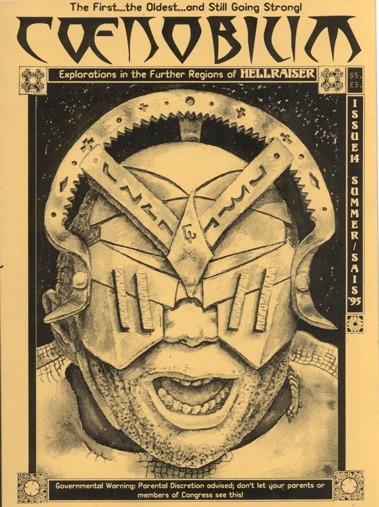 COENOBIUM magazine side cover Issue 14 Summer 1995
