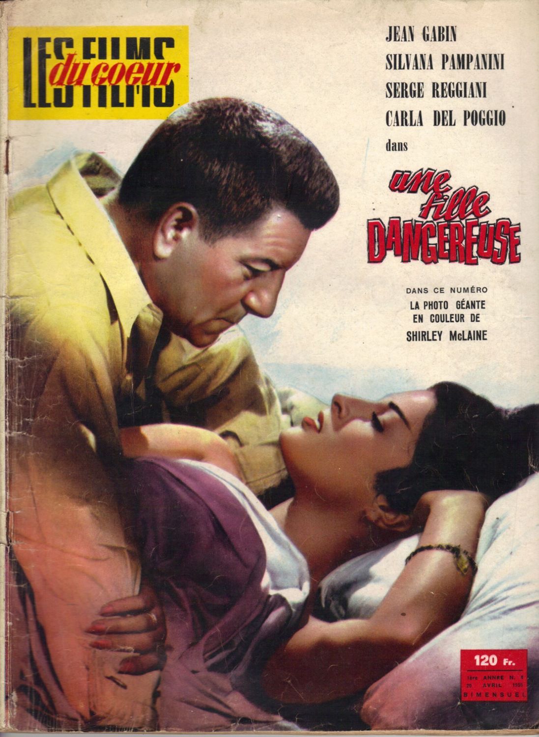 FILMS DU COEUR | LES magazine side cover Issue 4  1959