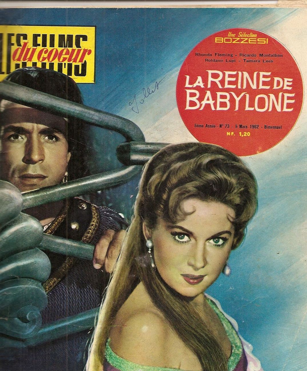 FILMS DU COEUR | LES magazine side cover Issue 73  1962
